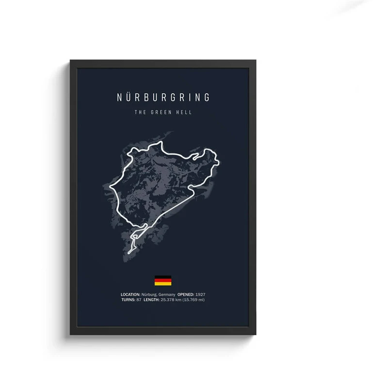 Circuit du Nurburgring - Toile imprimé